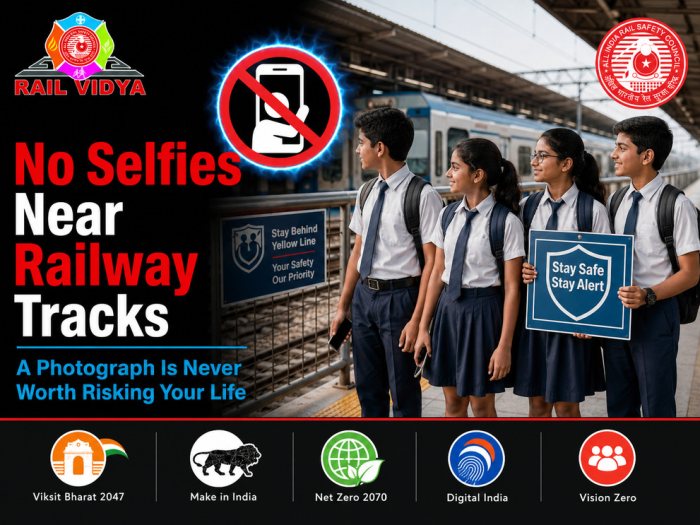 41.	No Selfies Near Railway Tracks
