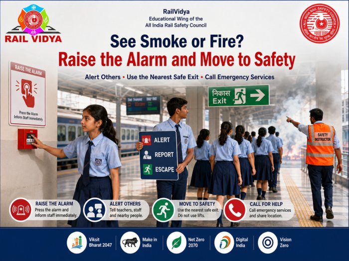 22.	See Smoke or Fire? Raise the Alarm and Move to Safety