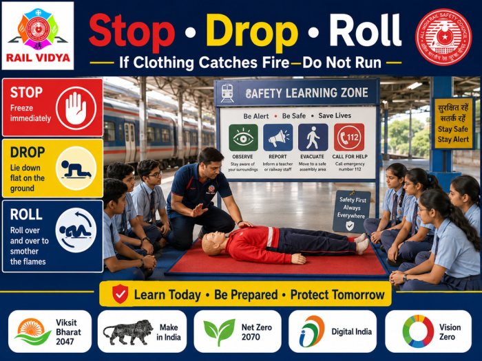 23.	Stop • Drop • Roll