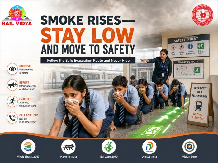 24.	Smoke Rises—Stay Low and Move to Safety