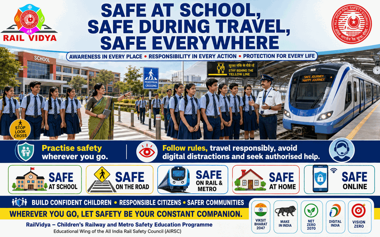 SAFE AT SCHOOL SAFE DURING TRAVEL, SAFE EVERYWHERE