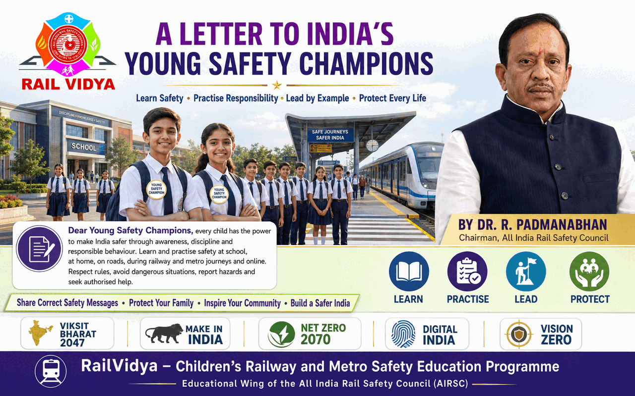 A LETTER TO INDIA’S YOUNG SAFETY CHAMPIONS