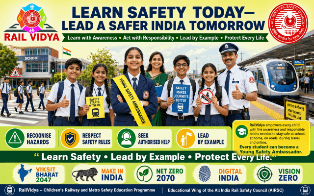 LEARN SAFETY TODAY LEAD A SAFER INDIA TOMORROW