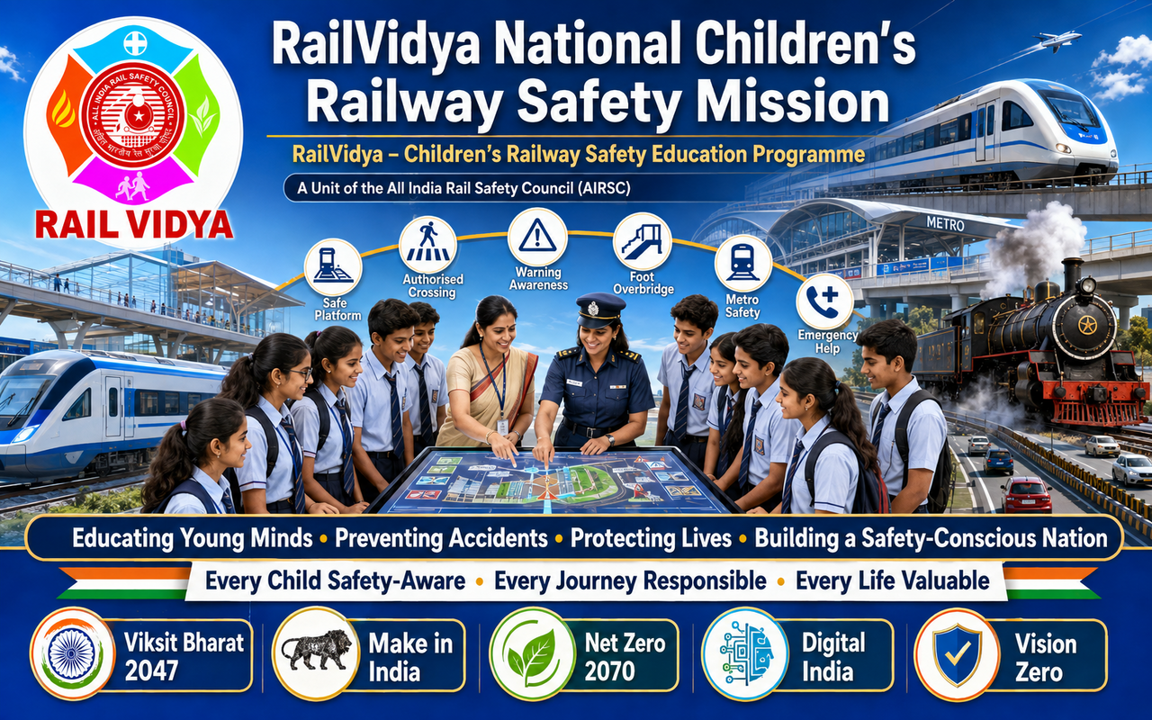 RAILVIDYA NATIONAL CHILDREN’S RAILWAY SAFETY MISSION