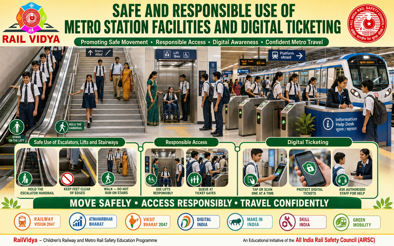 SAFE AND RESPONSIBLE USE OF METRO STATION