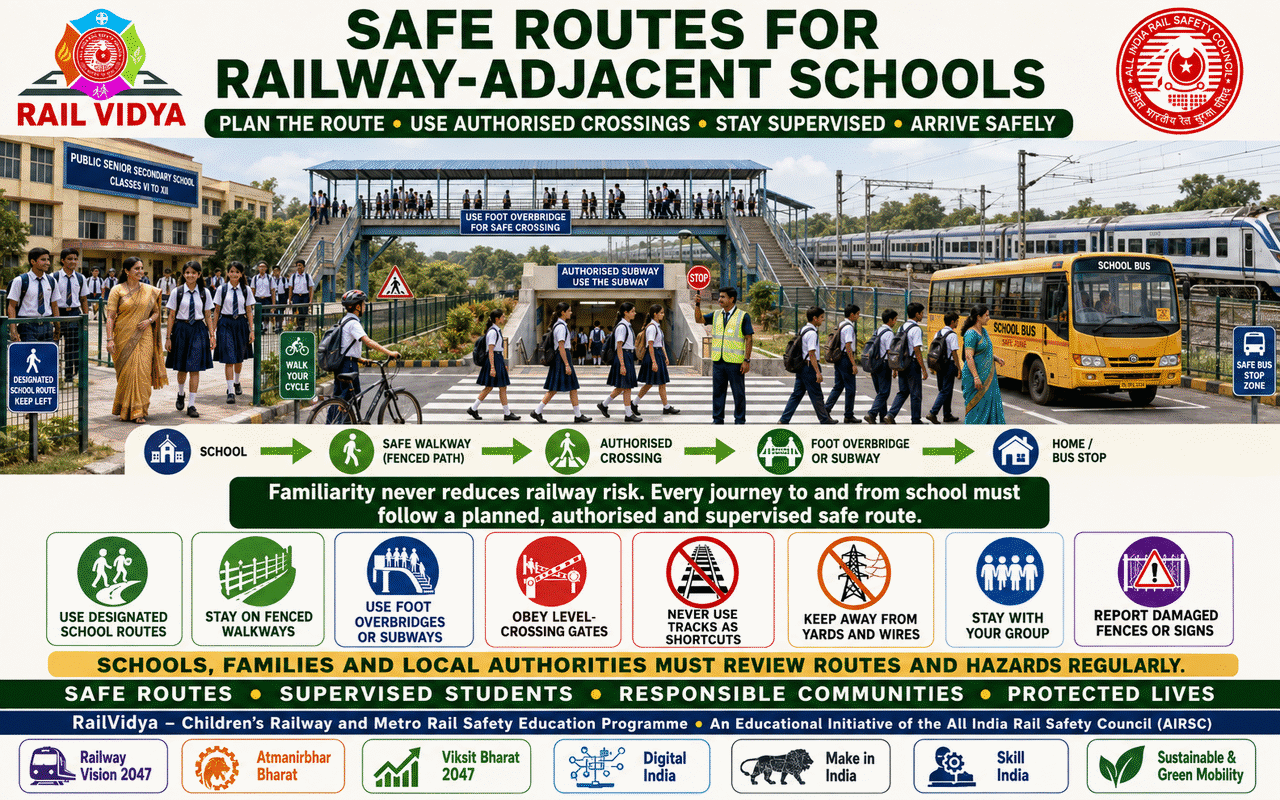 SAFE ROUTES FOR RAILWAY-ADJACENT SCHOOLS