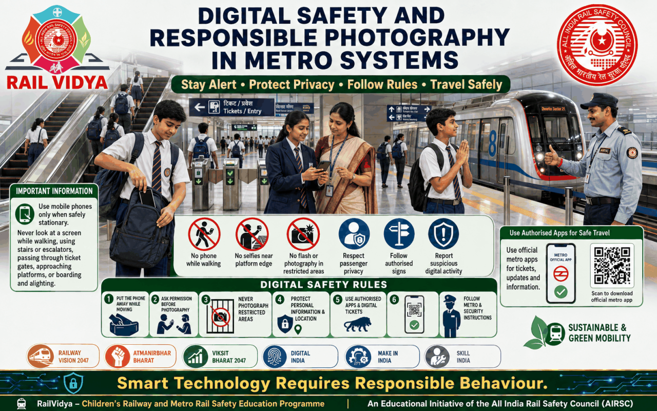 DIGITAL SAFETY AND RESPONSIBLE PHOTOGRAPHY IN METRO SYSTEMS