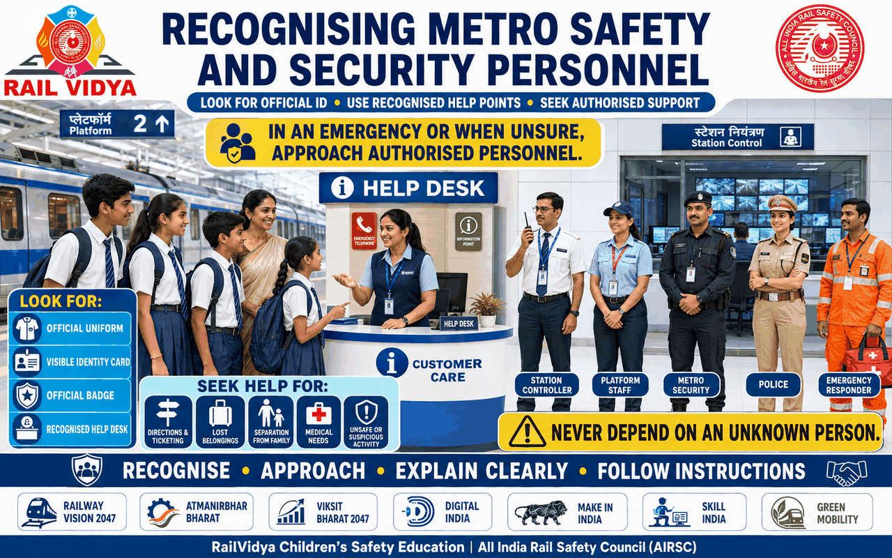 RECOGNISING METRO SAFETY AND SECURITY PERSONNEL