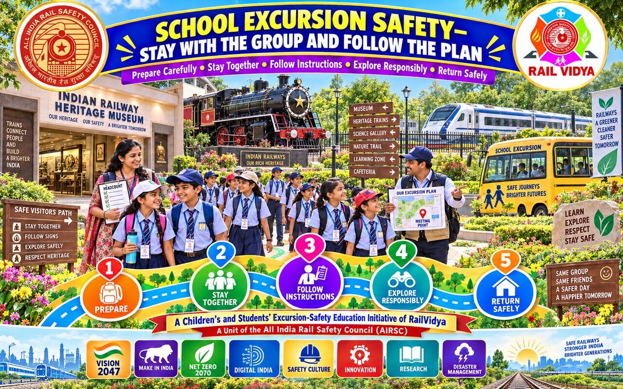 SCHOOL EXCURSION SAFETY—STAY WITH THE GROUP AND FOLLOW THE PLAN