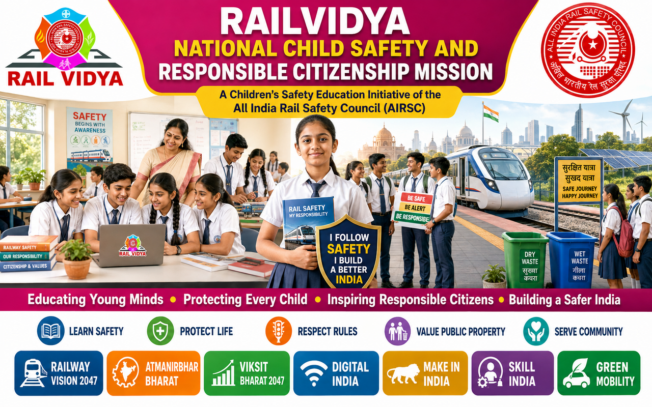 RAILVIDYA NATIONAL CHILD SAFETY AND RESPONSIBLE CITIZENSHIP MISSION